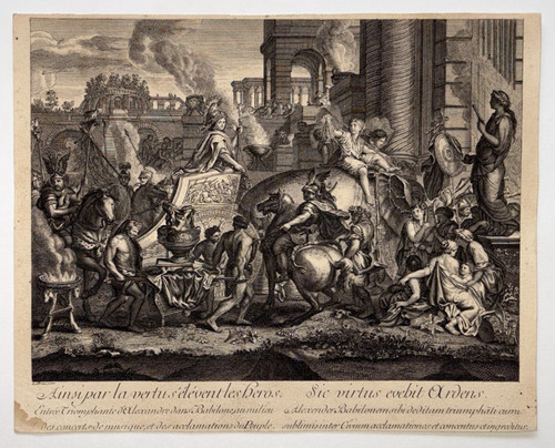 Vertu heros gravure - heros,