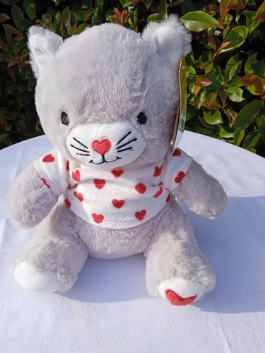 Peluche doudou chat - peluche,