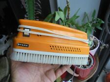 Ancienne Brosse Electrique Aspirateur à Vètements Orange Années 70 Dyana Magic