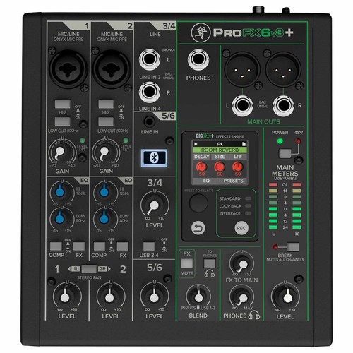 Mackie profx6v3 channel - mackie, profx6v3+