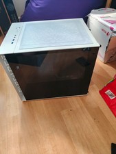 Ecware Quad TG RGB mATX/mITX Boitier PC + 2 Ventilateurs