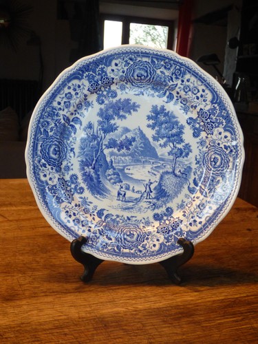 Ancienne assiette villeroy - villeroy, et
