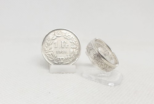 Bague pièce monnaie 1 - de,