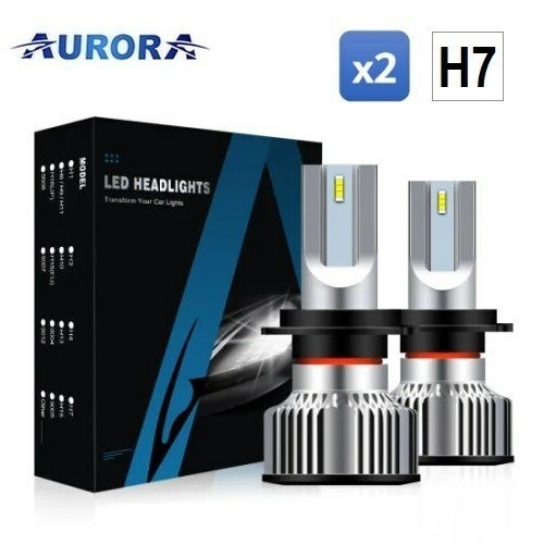Kit lampes led aurora - h7, f2