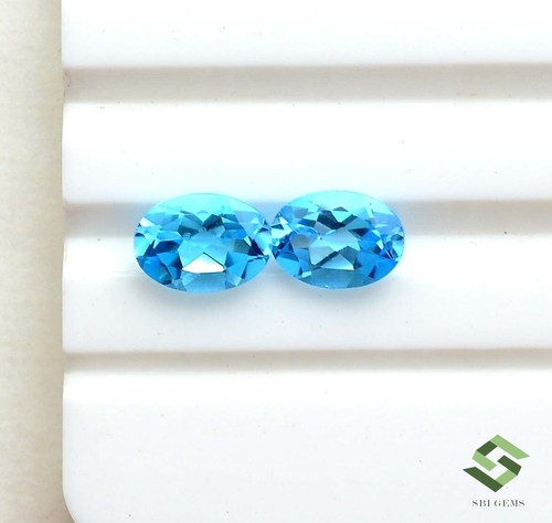 7x5 naturel topaze bleu - mm,