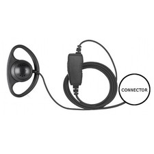 1-Wire D-Ring Earpiece