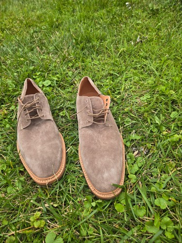 Heschung men suede derby - suede,