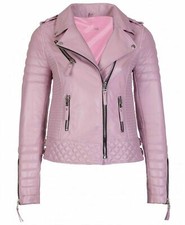 Veste en cuir pour femme en