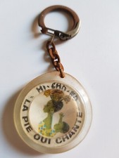 PORTE CLE ANCIEN Porte-clés années 60/70 : LA PIE QUI CHANTE / MI-CHO-KO