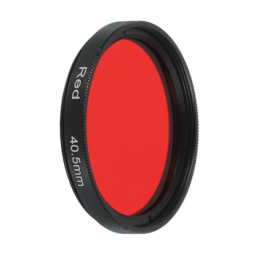Filtre objectif 5mm rouge - filtre,