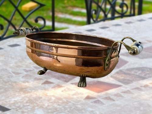 Jardinière ovale cuivre - ovale,