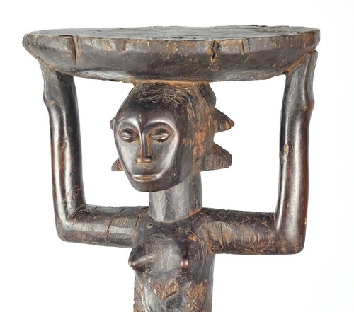 Tabouret caryatide luba - tabouret,