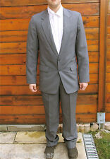 costume gris slim HUGO BOSS  veste taille 46 (M) pantalon taille 40 ** LUXE **