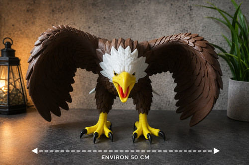 Grand aigle déployé cm - aigle,