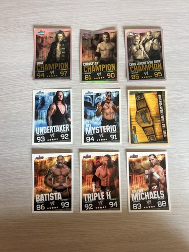 Lot cartes catch wwe - 65,