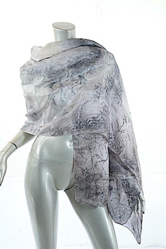 Gray charcoal silver whimsical - silver,
