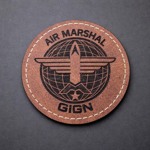 Patch cuir gign air marshal - pu,