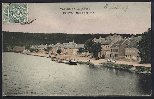 Cpa fumay rue rivage le - fumay,,