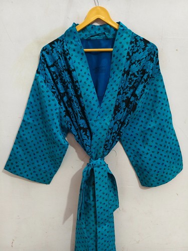 Floral silk sari - floral,