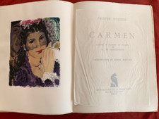 RARE -  PROSPER MERIMEE - CARMEN - GASTON DE SAINTE CROIX - N° - 1947