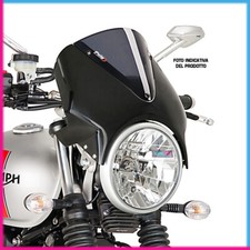 PUIG SAUTE VENT VISION POUR YAMAHA YBR125/CUSTOM 05-13 NOIR-FUME FONCE
