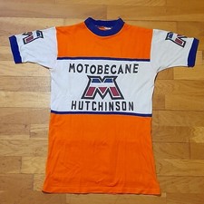 Maillot Cycliste MOTOBECANE Hutchinson Vélo Vintage Ancien