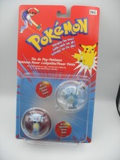 No Tomy HASBRO vintage 2000 Blister Francais POKEMON 2 figurines et Pokeball