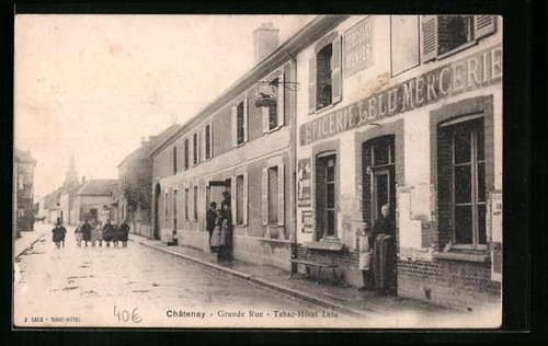 Cpa chatenay grande rue - chatenay,,