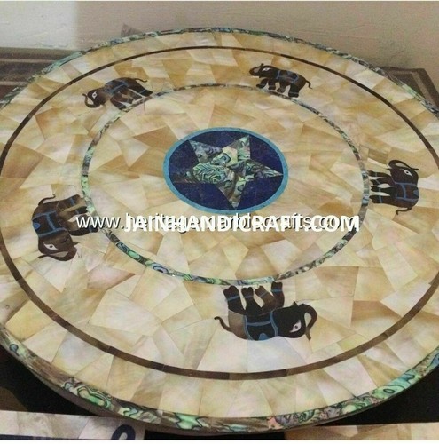 Marble table top center - table,