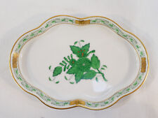 Coupelle en porcelaine HEREND HUNGARY APPONYI vert