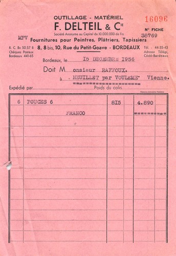 1956 fournitures pour peintres - 1956,