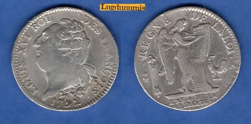 Ecu livres françois 1792 - 6,