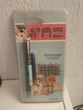 Parker Looney Tunes stylo plume Taz bleu ciel blue sky FP