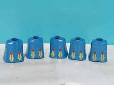 PLAYMOBIL x5 TORSES corps BLEU