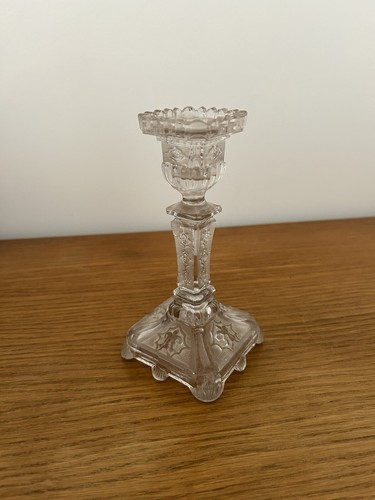 Bougeoir ancien cristal - ancien, en