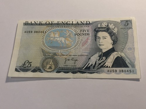 Billet bank england five - bank, of