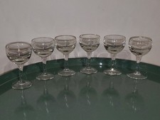Lot de 6 verres ballon cul fond épais bistrot alcool