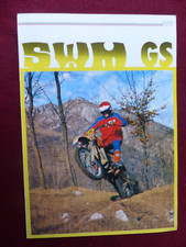 Publicité Prospectus moto SWM GS de 1981