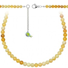 Collier en opale jaune -