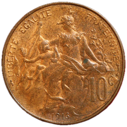 18931 10 centimes 1916 - -,