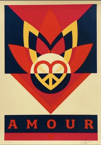 Sérigraphie shepard fairey - sérigraphie,