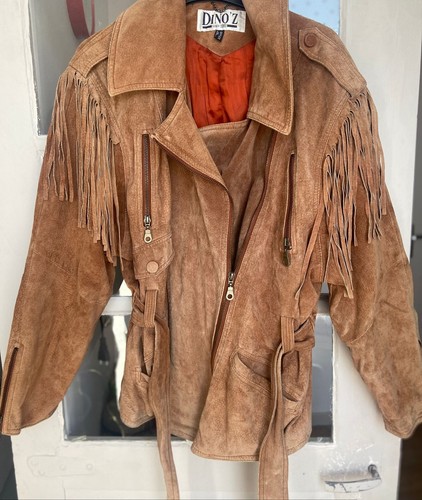 Vintage 80s veste franges - 80s, à