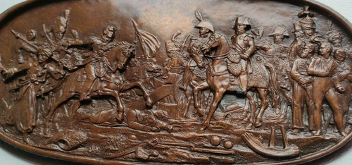 Ancien bas relief scene - ancien, de