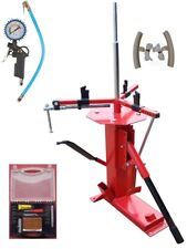 DÉMONTE PNEU JUSQU'A 21'' AUTO MOTO +1 Kit Réparation +1 Mano + 2 Protèges Jante
