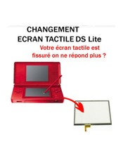 Ecran tactile de remplacement pour Nintendo DS Lite