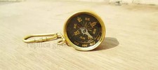 Porte-clés de poche boussole en laiton porte-clés nautique marin cadeau en vrac