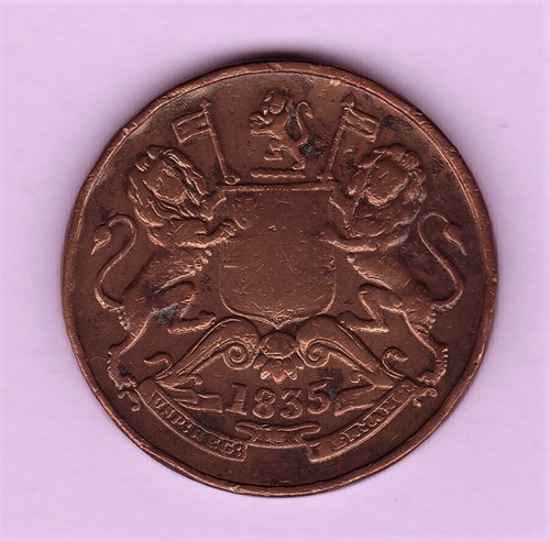 Half anna inde 1835 2 - half,