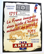 AFFICHE ANTAR 1955 STATION