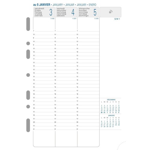 Recharge pour agenda - , exatime