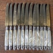 Couteaux nacre argent et - couteaux,